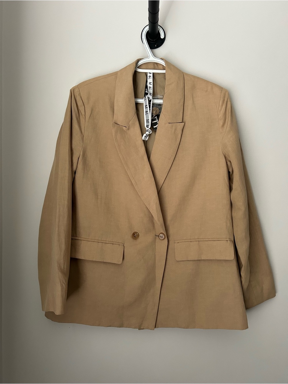 M &L Oversized Linen Blend Blazer